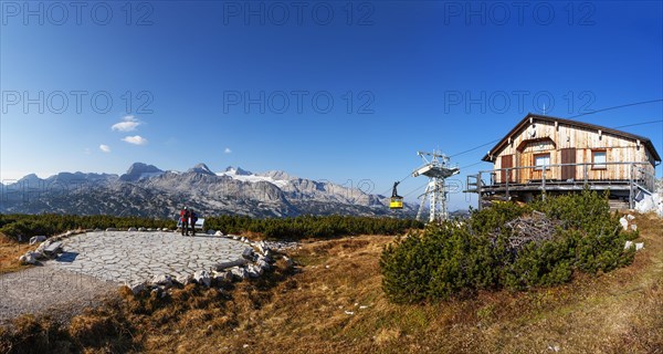 View from the World Heritage Site to the Hoher Dachstein