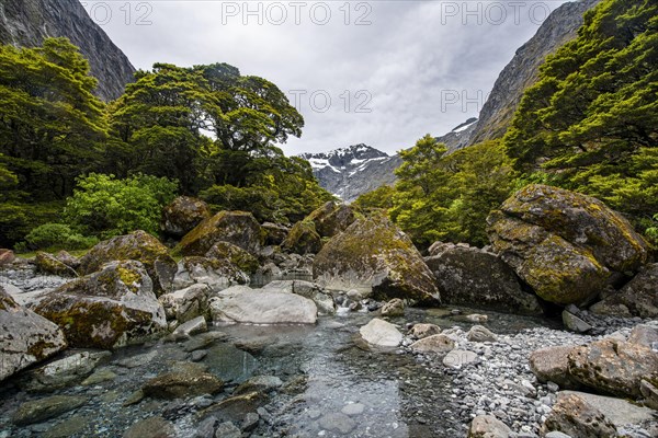River with rocks along the trail
