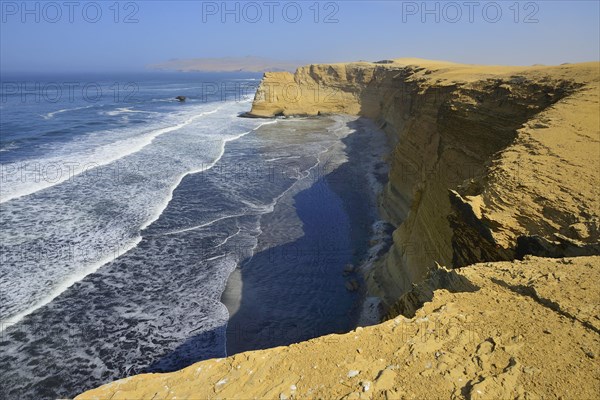 Sandstone coast at Supay Beach