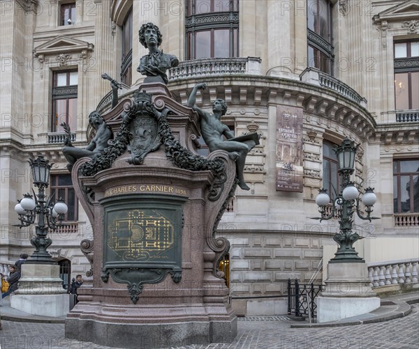 Entrance to the opera house Palais Garnier