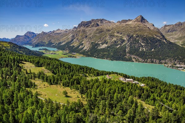 Lake Silvaplana and Silser See