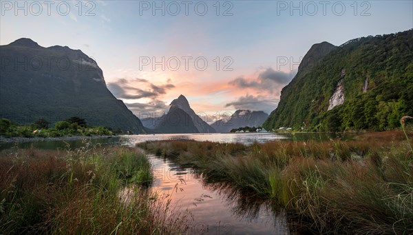 Mitre Peak and Mount Philipps