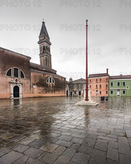 Slate church tower Parrocchia di San Martino Vescovo