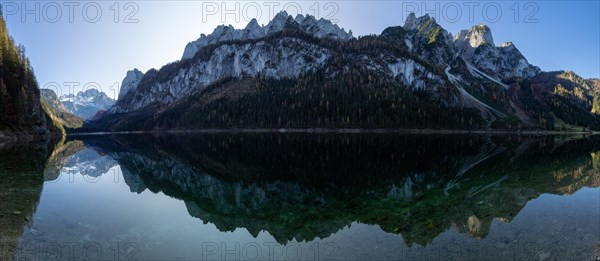 Reflection of the Gosaukamm and Dachstein in the Gosausee