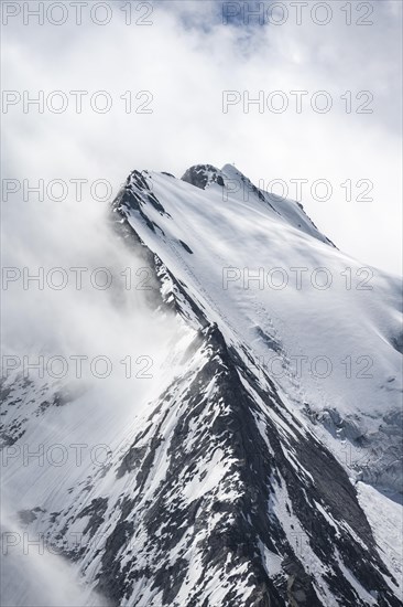 Rugged mountain peaks