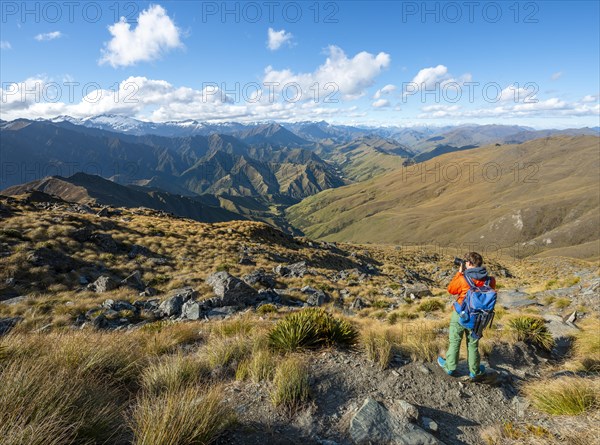 Hiker photographed