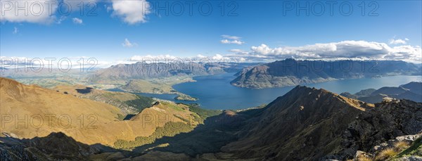 View of Lake Wakatipu and Mountain Range The Remarkables