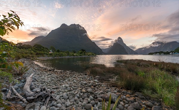 Mitre Peak and Mount Philipps