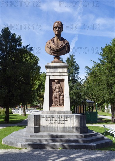 Wirer monument in the spa gardens