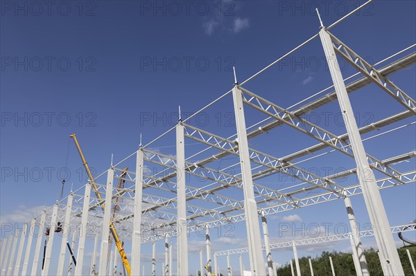 Shell of a logistics hall