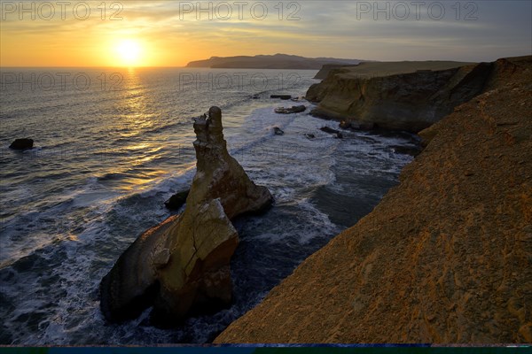 Sunset over the rock Catedral