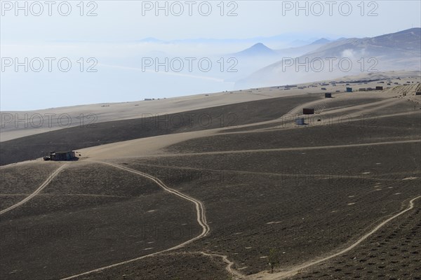 Illegal land grabbers in the desert