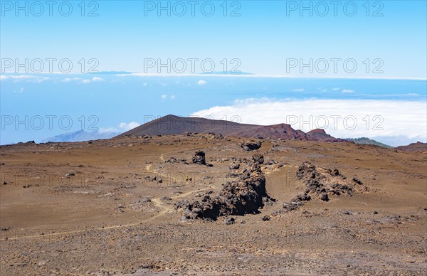 Volcano hike at the foot of the Pico Viejo