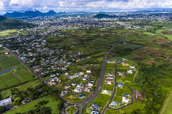 Aerial view of the Mountain Corps de Grande