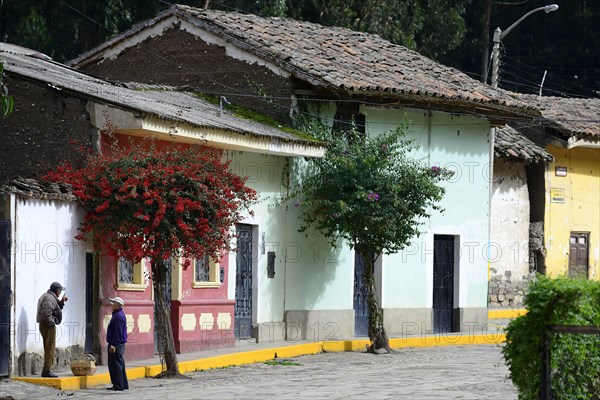 Village life on the main road