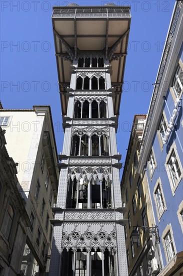 Historic Santa Justa lift or do Carmo lift