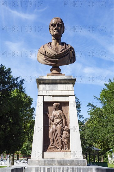 Wirer monument in the spa gardens