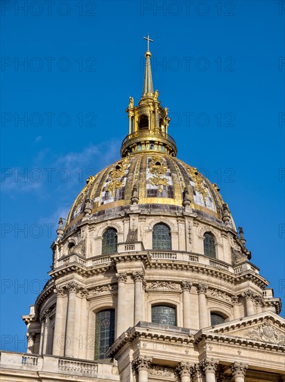 Dome of the building Hotel des Invalides