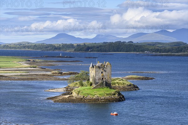 Castle Stalker in Loch Laich