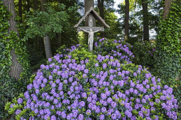 Way Cross with Alpine Roses