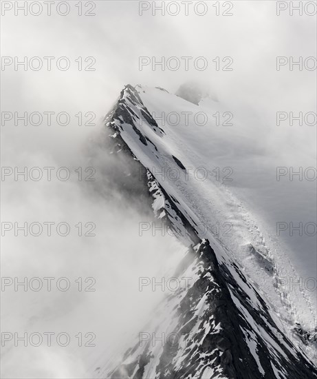 Rugged mountain peaks