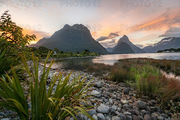 Mitre Peak and Mount Philipps