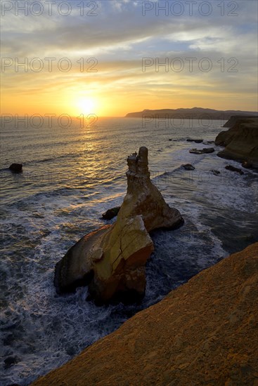 Sunset over the rock Catedral