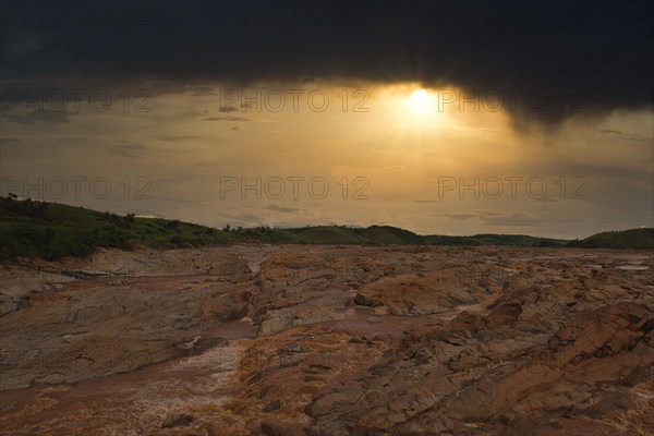 Betsiboka River on the west coast of Madagascar