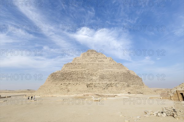 The stepped pyramid of Djoser