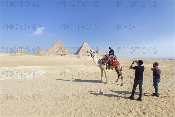 Camel riding at the pyramid complex