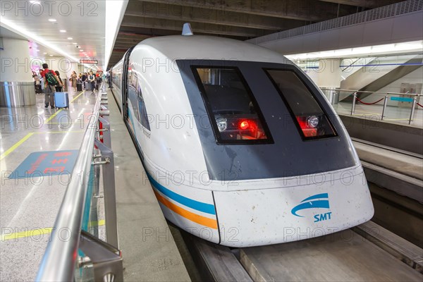 Shanghai Transrapid Maglev Shanghai Maglev Shanghai Maglev Train Airport Pudong Train Traffic Station