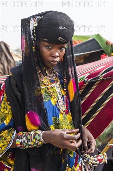 Young girls at the Gerewol festival