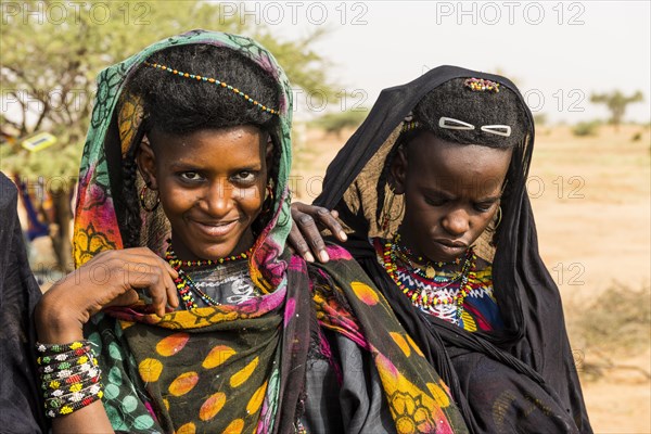 Young girls at the Gerewol festival