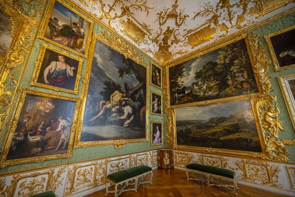 Wall with paintings