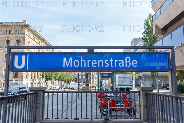 Mohrenstrasse Berlin subway Metro subway station Station U Bahn