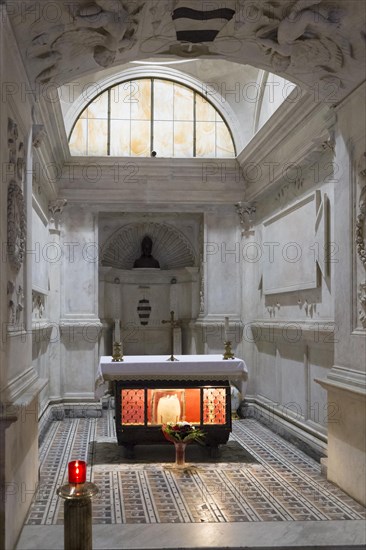 The San Gennaro spoils in the Duomo crypt in Naples