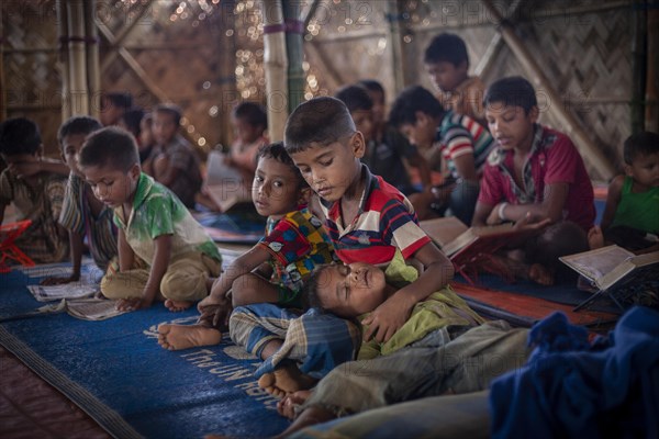 Children in a madrasah