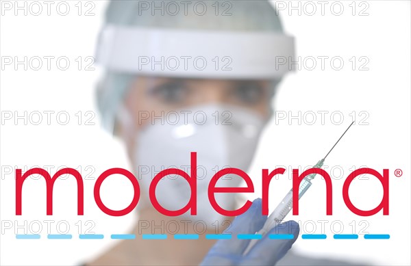 Symbol image Corona vaccine of the company MODERNA