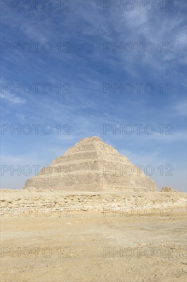 The stepped pyramid of Djoser