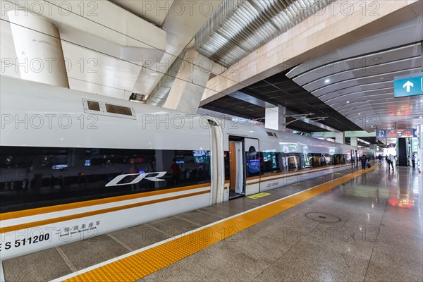 Train Fuxing High Speed Train High Speed Train HGV Beijing Beijing South Railway Station