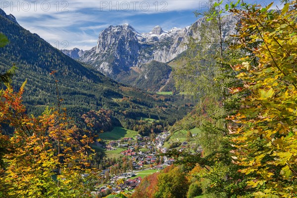 Village overview with Reiteralpe