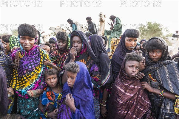 Young girls at the Gerewol festival