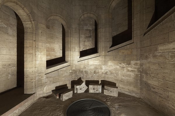 Crypt in the basement of the bell tower