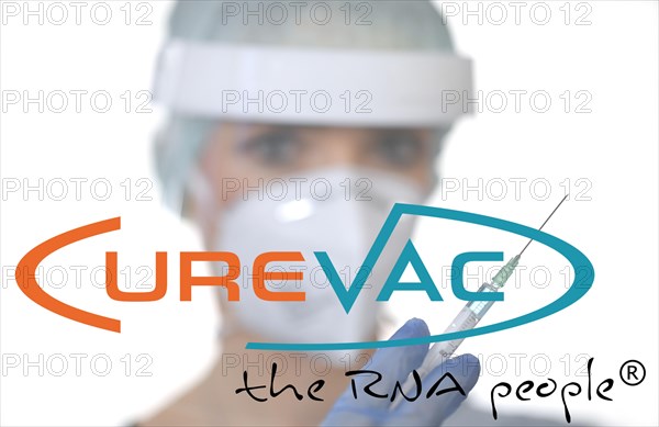 Symbol image Corona vaccine of the company CUREVAC