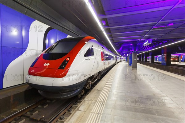 InterCity train at Zurich Airport
