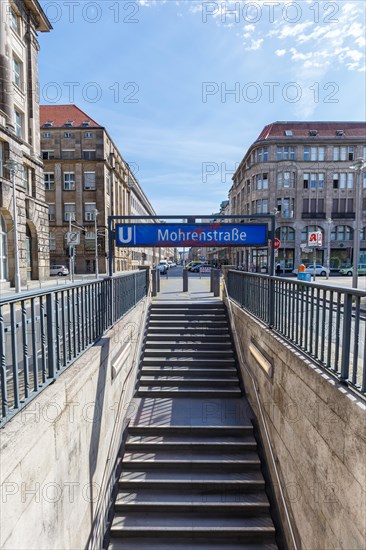 Mohrenstrasse Berlin subway Metro subway station Station U Bahn