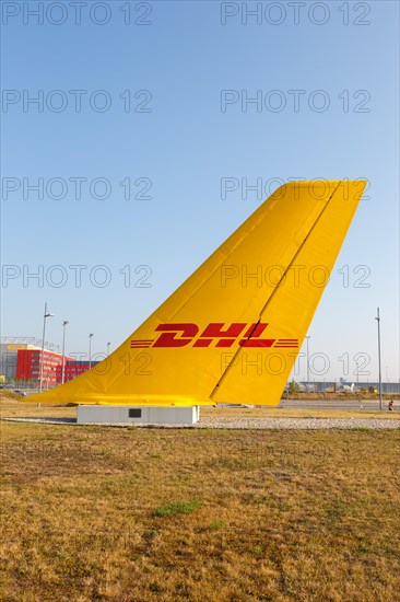 DHL Hub Leipzig Airport Halle LEJ Airport Aircraft vertical tail