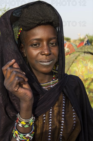 Young girls at the Gerewol festival