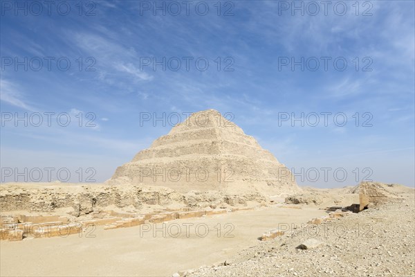 The stepped pyramid of Djoser