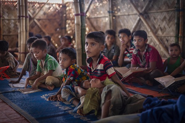 Children in a madrasah